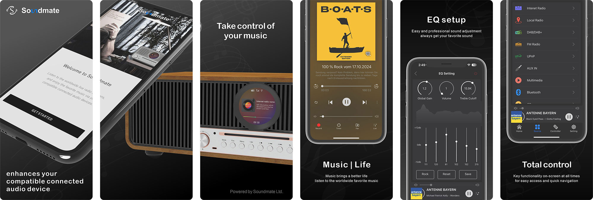 Soundmate App Content Showcase